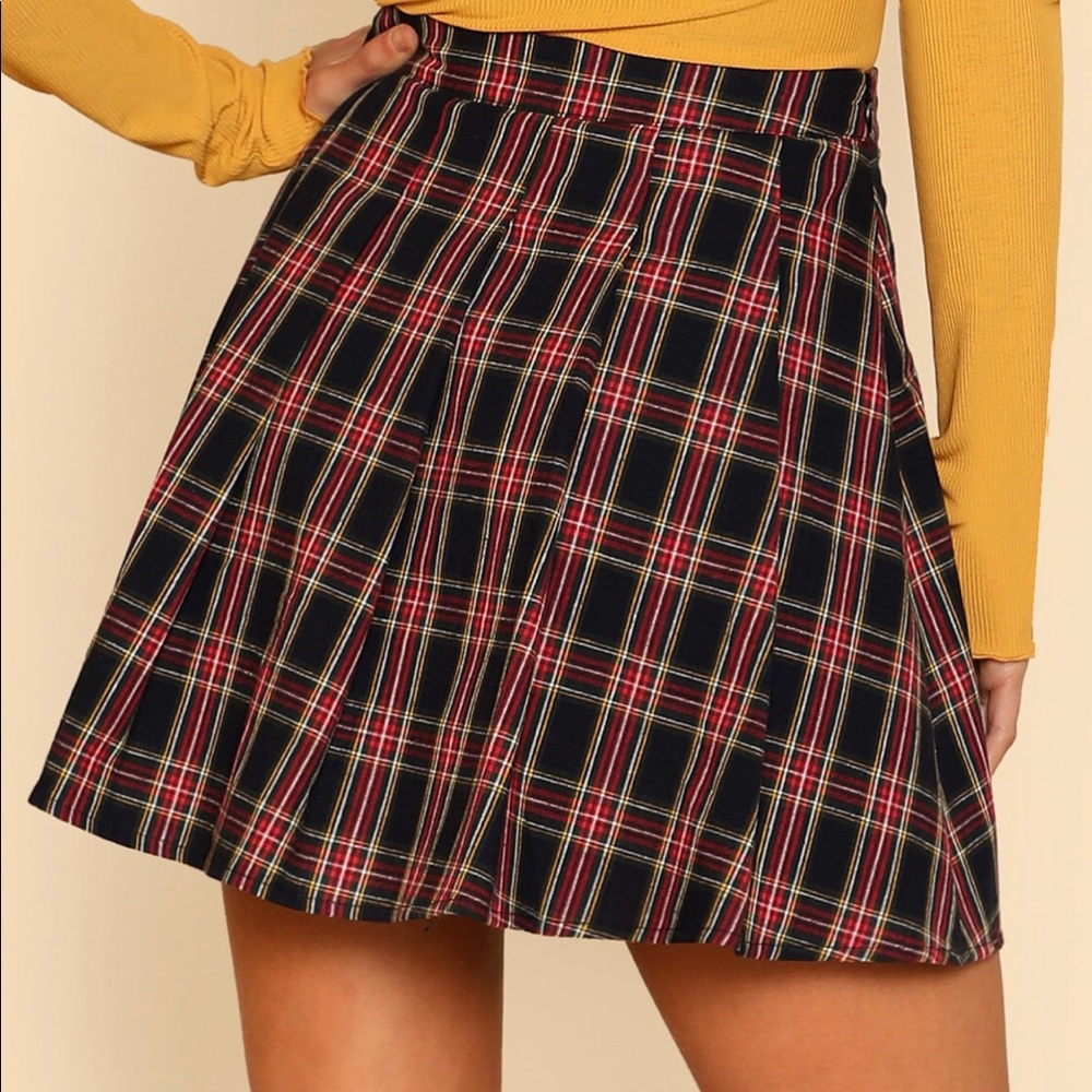 Plaid skirt
